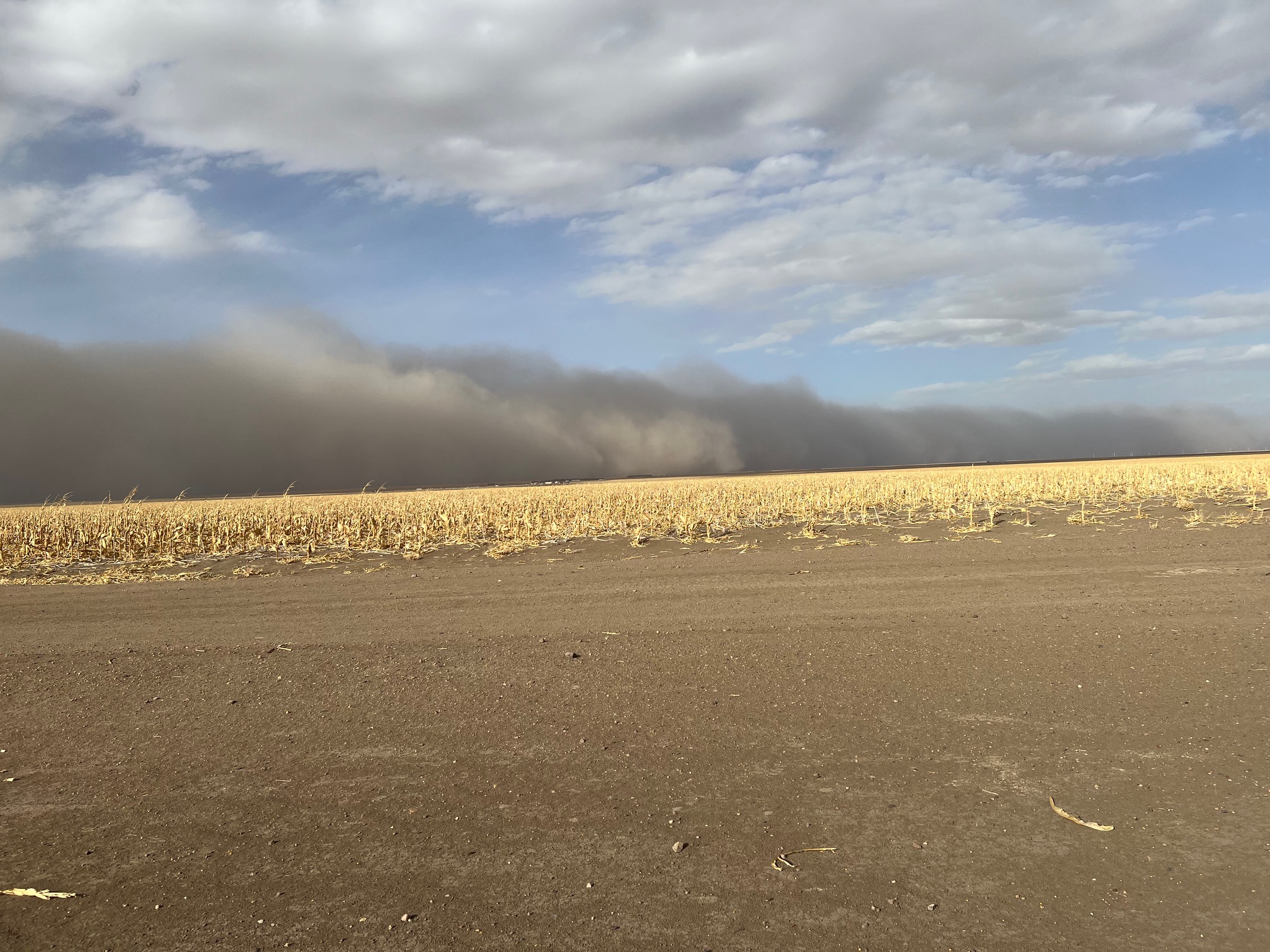 December 2nd, 2022 Dust Storm, High Winds, and Wildfire